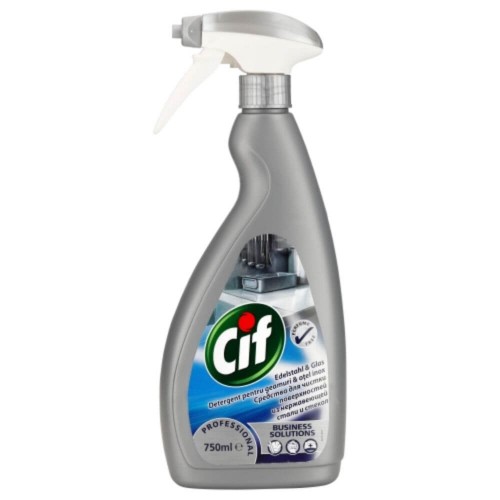 Cif profesional detergent oțel inox pompă 750 ml  